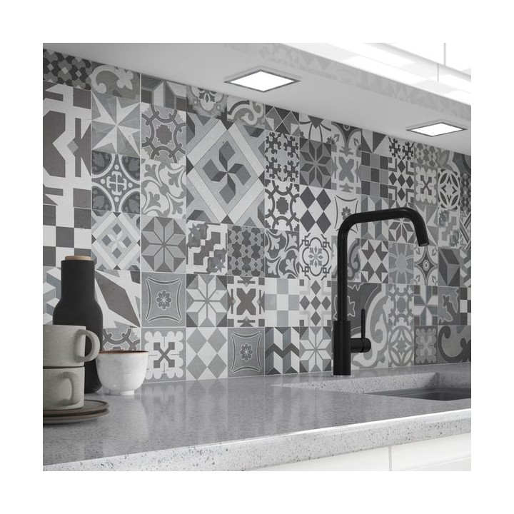 Wilsonart Alloy High Rise Splashback Modern Victoria Grey 3050 x 750 x 4mm