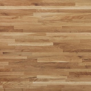 Solid Narrow Stave Rustic Oak Breakfast Bar Pre-Oiled 3000 x 920 x 40mm