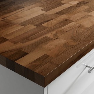 Solid Prime Walnut Breakfast Bar Pre-Oiled 3000 x 920 x 40mm