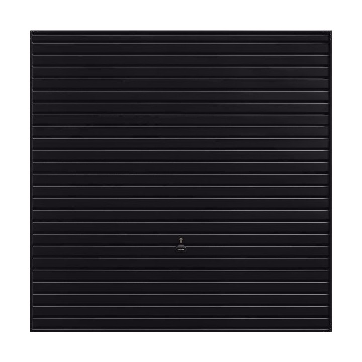 Garador Horizon Type C Steel Up and Over Garage Door Jet Black 2439mm x 2136mm