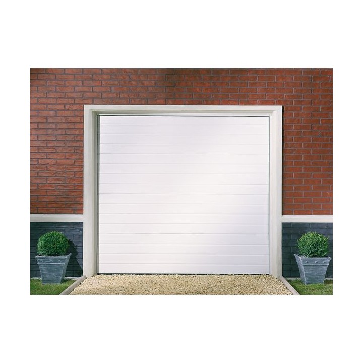 Garador Linear Premium White Sand Garage Door 1981mm x 2134mm