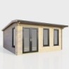 16 x 14 Power Apex Log Cabin Left Doors