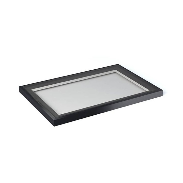 Vista Aluminium Flat Rooflight 1000 x 1500mm Grey RAL7016 EXTERNAL/INTERNAL