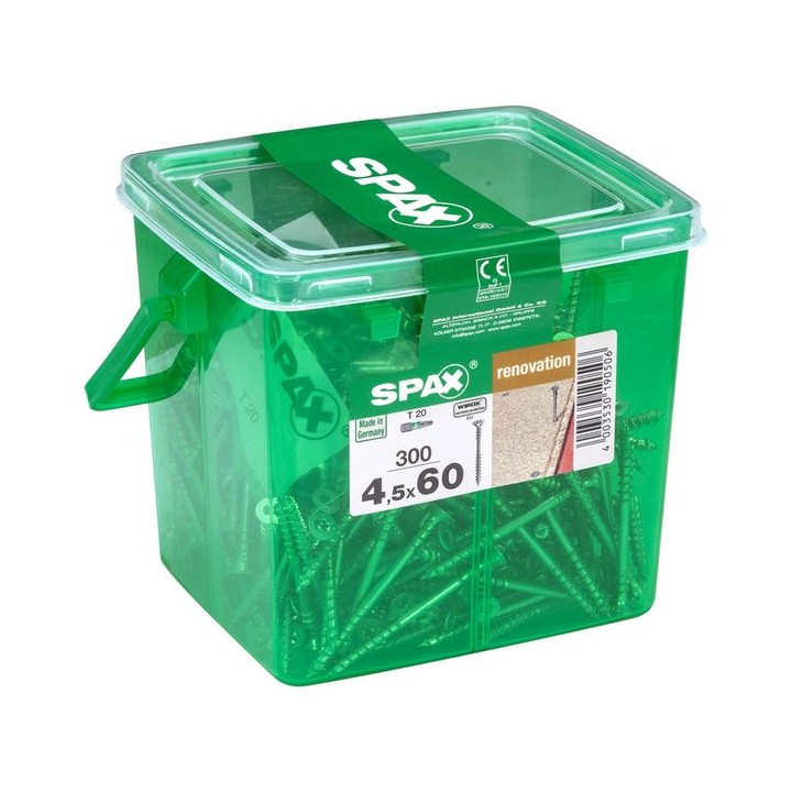 SPAX T-Star Wirox Coated Flooring Screw 4.5 x 60mm Qty 300