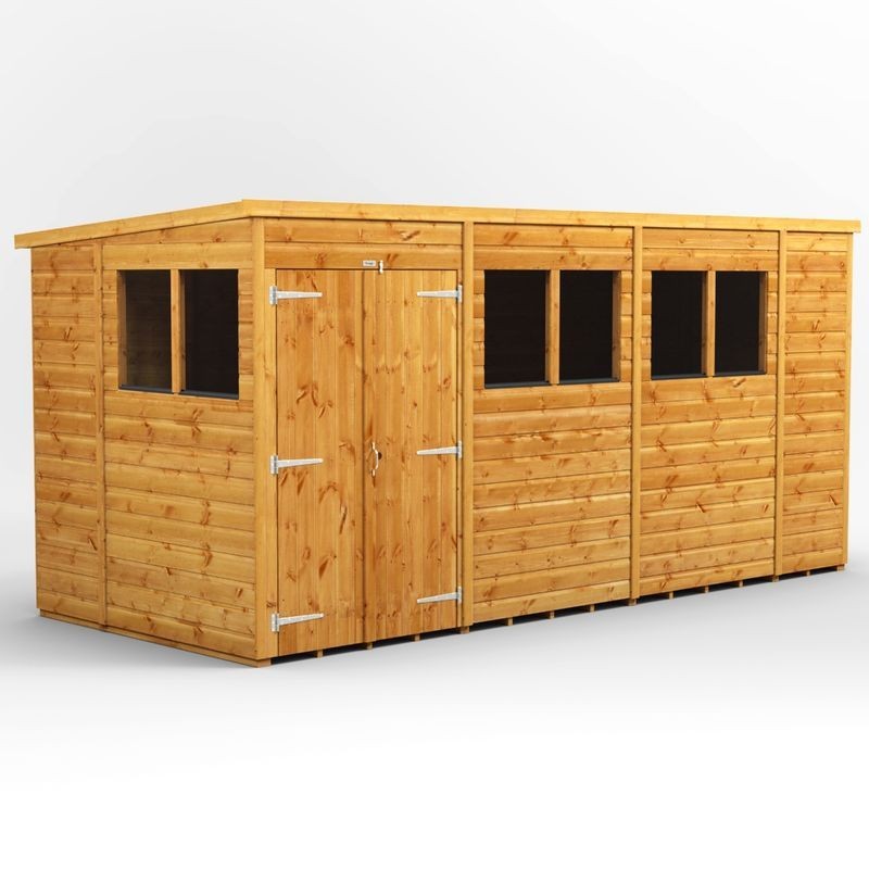 14 x 6 Power Pent Double Door 14 x 6 Power Pent Double Door
