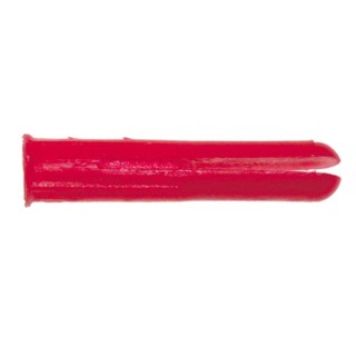 Wall Plug Red 6mm Box of 100