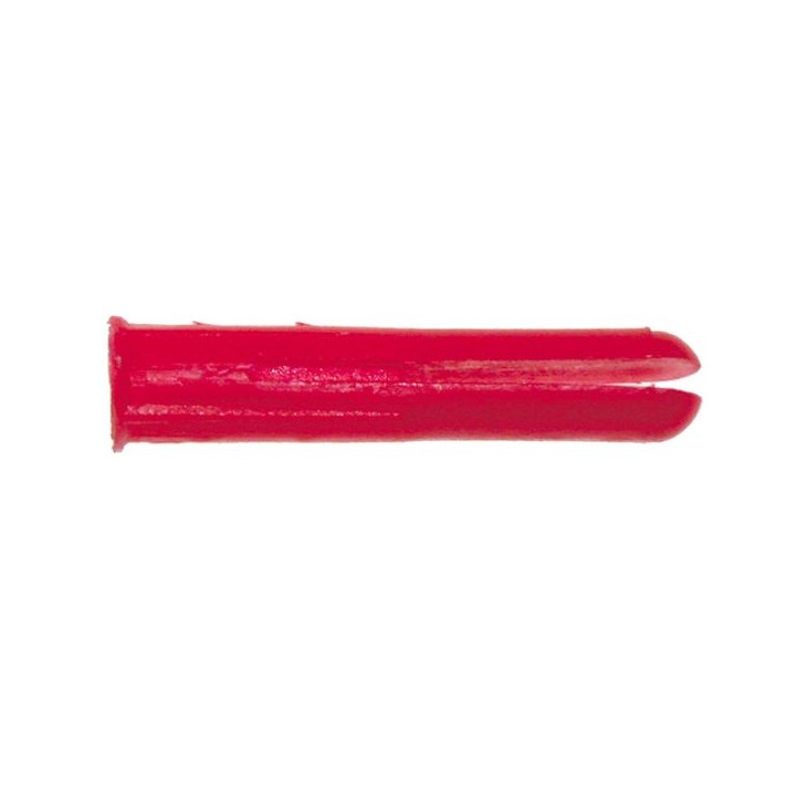Wall Plug Red 6mm Box of 100