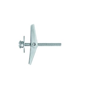 Rawlplug 80mm x 14mm Metal Spring Toggle + Screw Qty 6