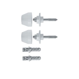 Rawlplug M8 x 100mm Wall Mounted Basin Sanitary Fixing Kit