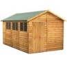 14 x 8 Power Overlap Apex Shed