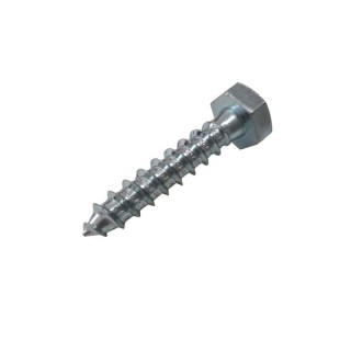 4Trade M10 x 50mm Coach Screws Bright Zinc Plated Qty 20