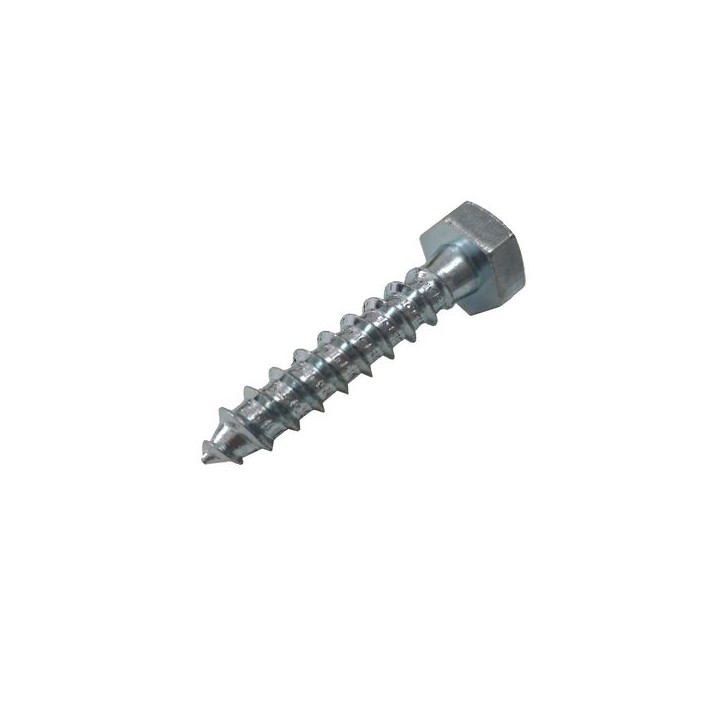 4Trade M10 x 50mm Coach Screws Bright Zinc Plated Qty 20