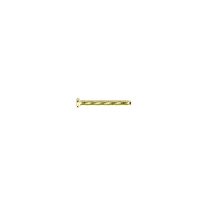 4 Trade Electrical Screw Standard 30mm Brass Pack of 50