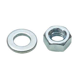 Rawlplug M6 Rawl Nuts & Washers M6 Zinc Plated Qty 20