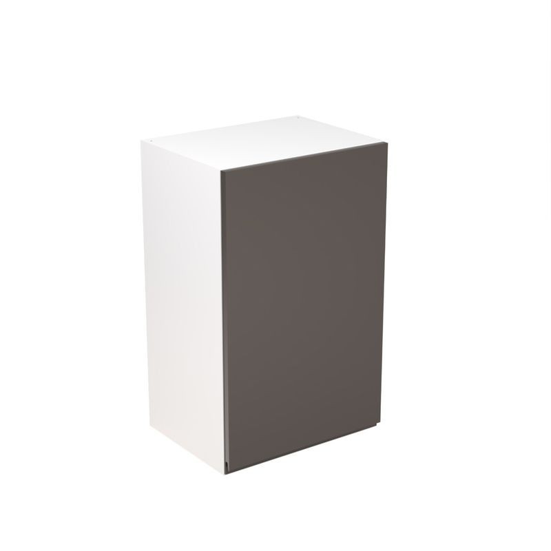Flatpack Wall Unit J-pull Super Gloss Graphite 450mm - FKKJ0440 Flatpack Wall Unit J-pull Super Gloss Graphite 450mm - FKKJ0440