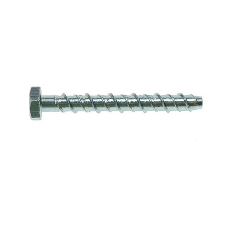 4Trade Anchor Bolt Hexagon Head M12 x 100 Zinc Clear Pass