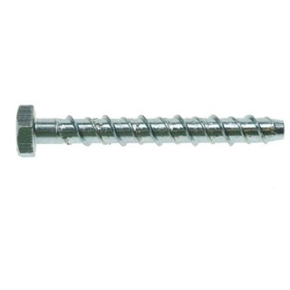 4TRADE Anchor Bolt Hexagon Head M14 x 150mm Zinc Plated PK5