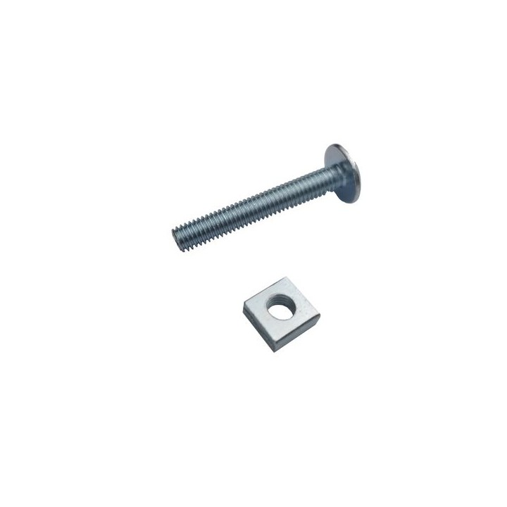 4TRADE Roofing Bolt and Nut M6 x 40mm Pack of 10