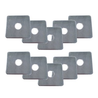 4TRADE M12 x 50 Square Plate Washers Bright Zinc Plated Qty 10