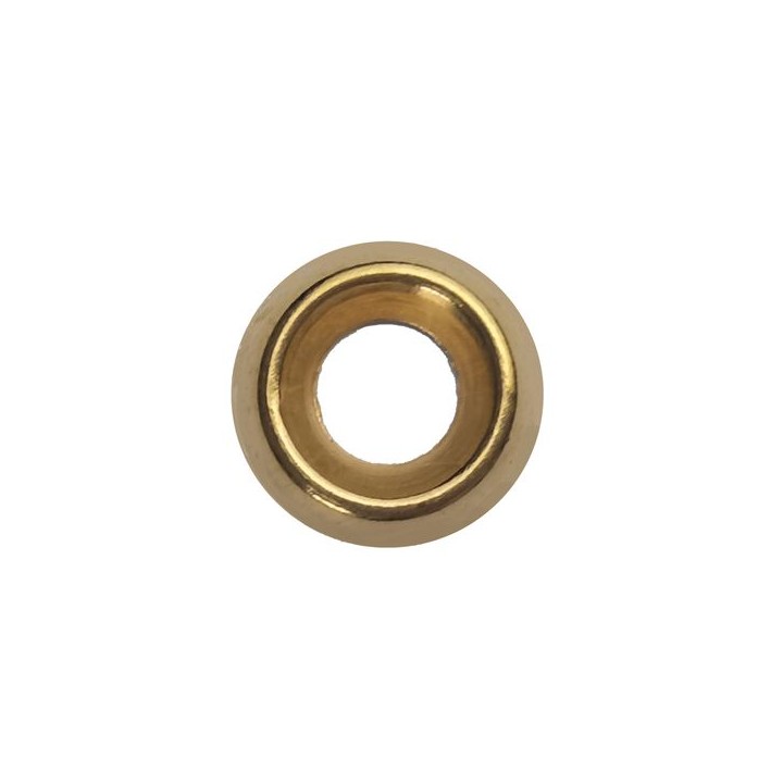 4TRADE 7-8g Screw Cup Brass Qty 25