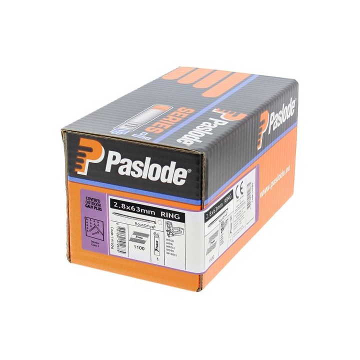 Paslode IM360CI Handy Pack Galvanised Plus 63 x 2.8mm Nails & 1 Fuel Cell 141079