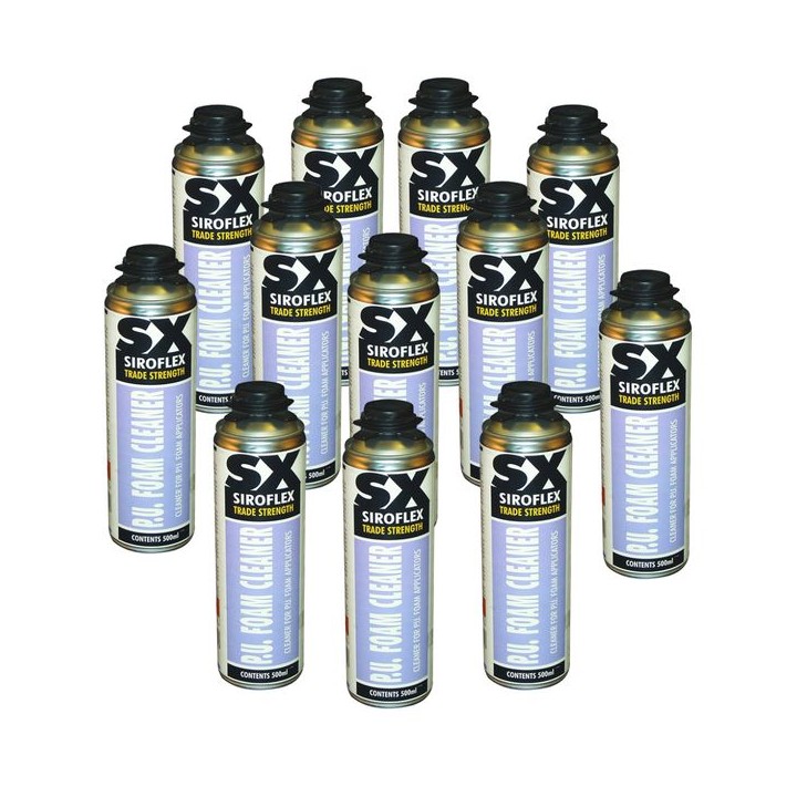 SX 500ml PU Foam Cleaner Qty 12