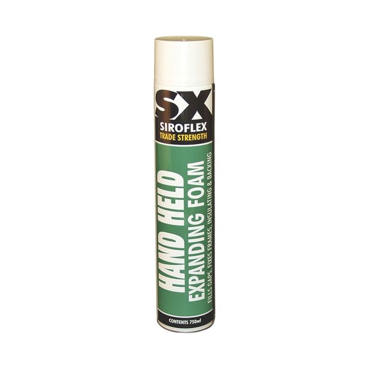 SX  750ml Trade Strength Hand Held Expanding Foam