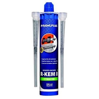 Rawlplug R-Kem II 175ml Cartridge + Nozzle Polyester Styrene Free