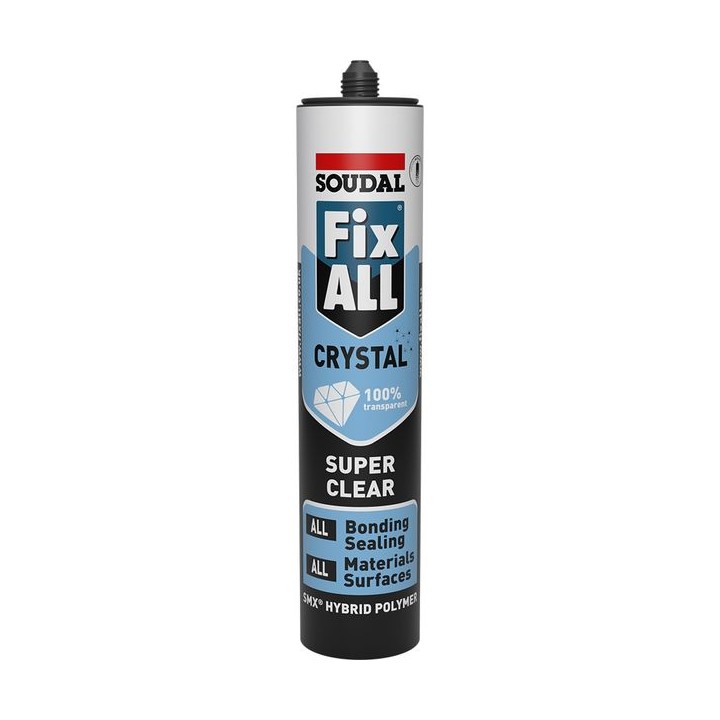 Soudal Fix All Crystal Sealant & Adhesive 290ml Clear