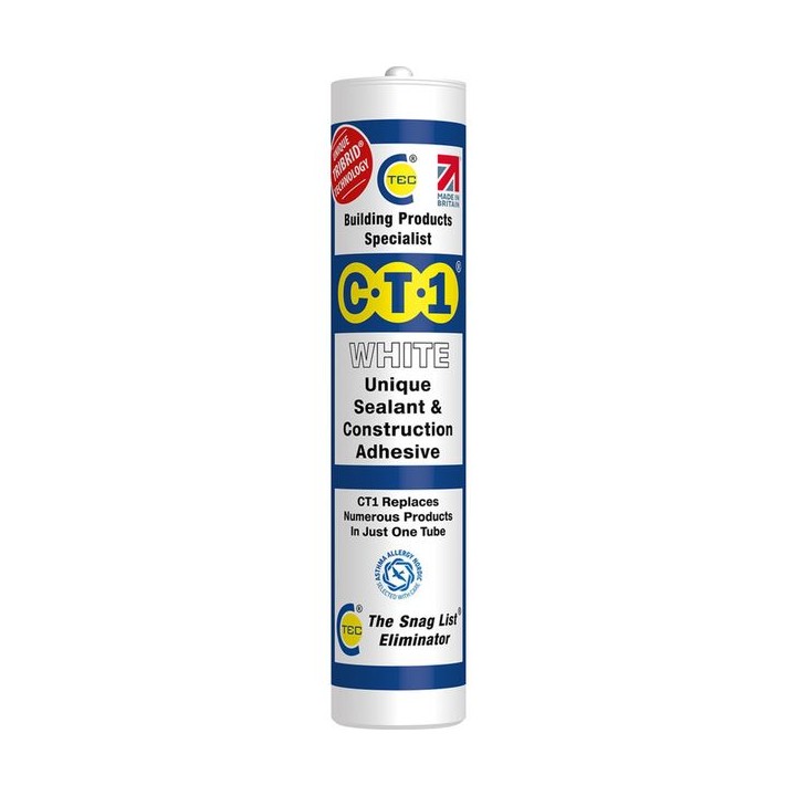 C-TEC White Sealant CT1 Tube 290ml
