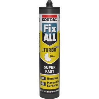 Soudal Fix All Turbo Sealant & Adhesive 290ml White