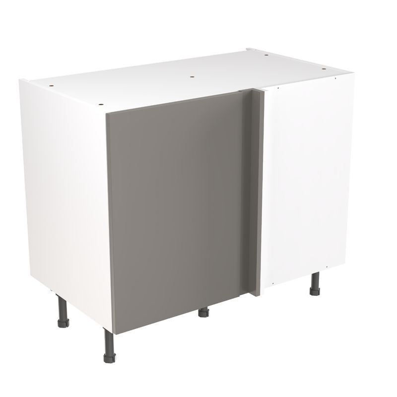 Flatpack Corner Base Unit Ultra Matt Dust Grey Slab 1000mm - FKKF0809 Flatpack Corner Base Unit Ultra Matt Dust Grey Slab 1000mm - FKKF0809