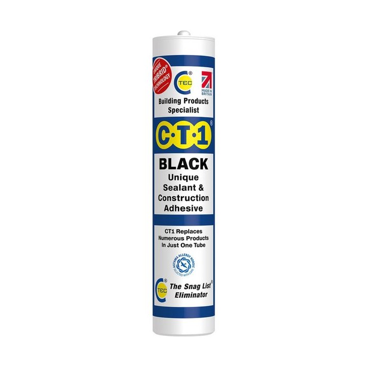 C-TEC Black Sealant CT1 Tube 290ml