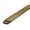 22mm x 100mm x 1.8m Green Treated Palisade Round Top