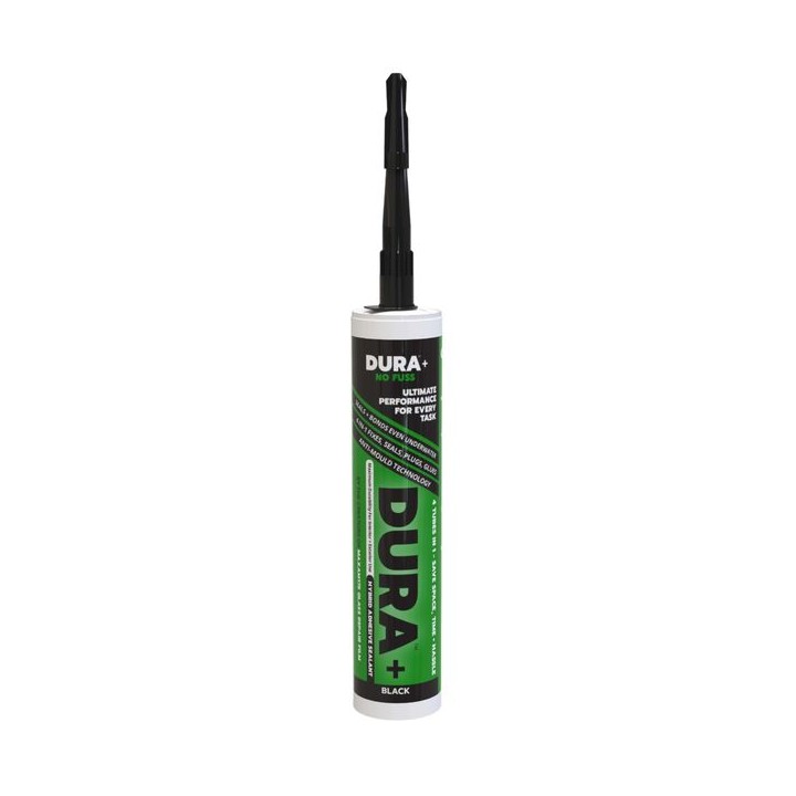 Maxam DURA+BL DURA+ Adhesive Sealant Black 290ml Tube