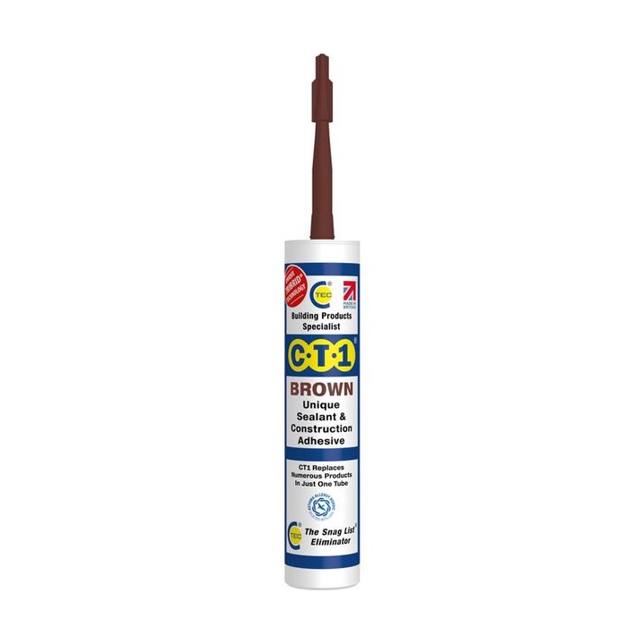 C-TEC Brown Sealant CT1 Tube 290ml