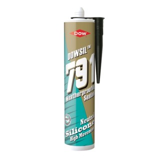 Dowsil 791 Weatherproofing Sealant Black 310ml