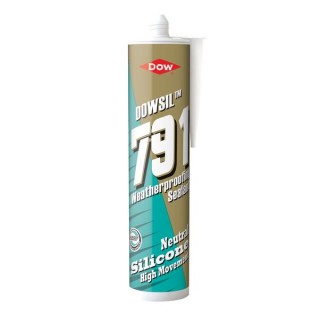 Dowsil 791 Weatherproofing Sealant White 310ml