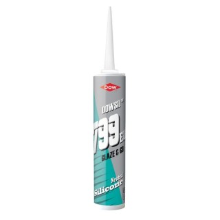 Dowsil 799 Plastic and Glass Sealant Clear 310ml