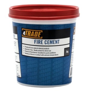 4Trade Ready Mixed Fire Cement Neutral Colour 2Kg