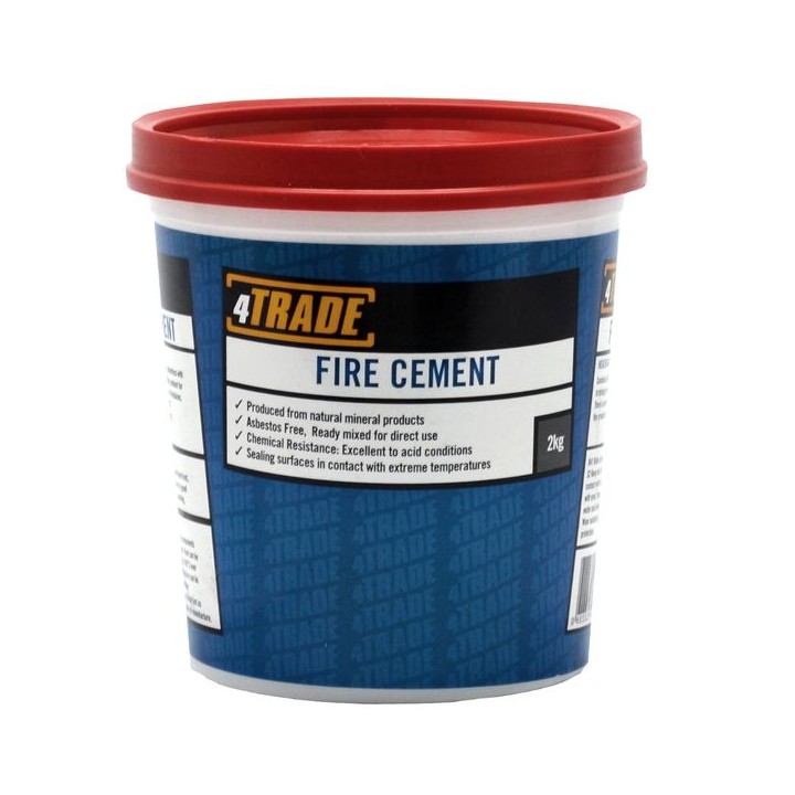 4Trade Ready Mixed Fire Cement Neutral Colour 2Kg