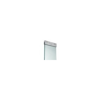 Glass Panel with Brackets 876mm x 150mm x 8mm