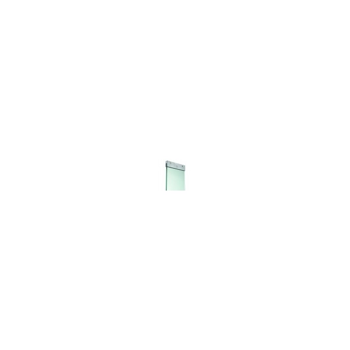Glass Panel with Brackets Pack 876mm x 150mm x 8mm Pack of 4