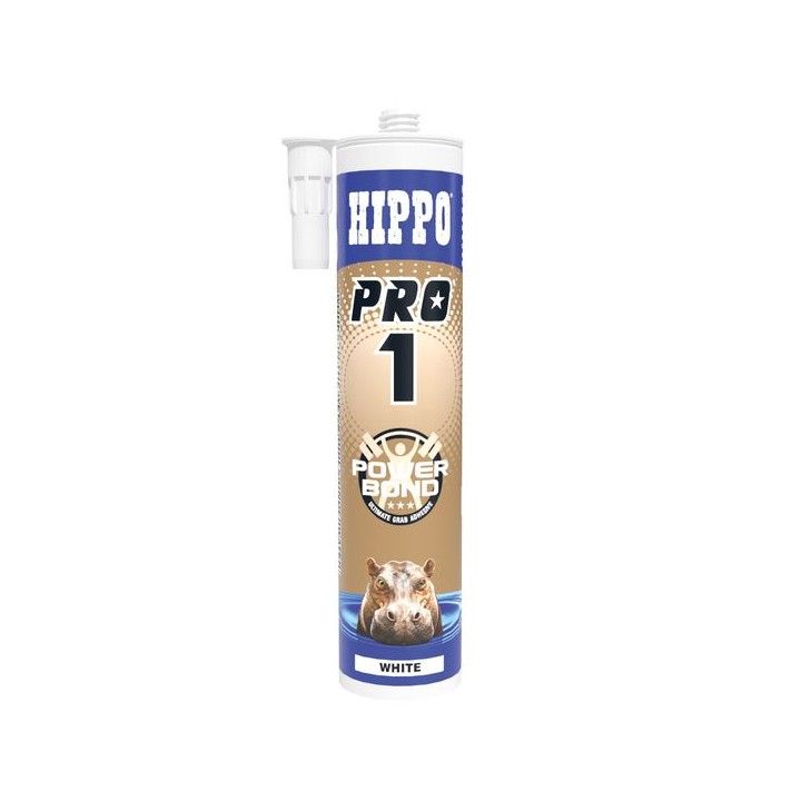 Hippo Pro 1 Ultimate Grab Adhesive White 290ml