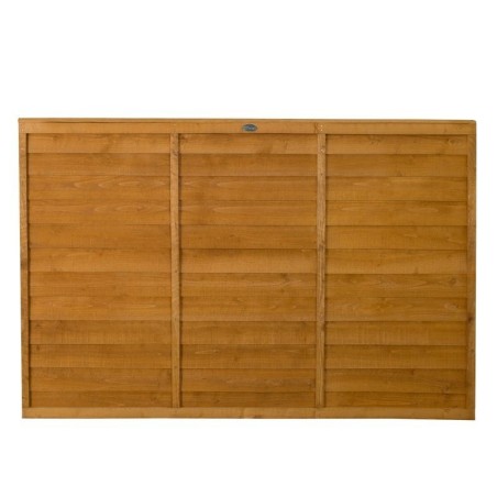 6ft x 4ft 1.83m x 1.22m Dip Treated Overlap Fence Panel - Pack of 3