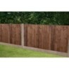 Pressure Treated BrownCloseboard Fence Panel 1.83m x 0.93m - Pack of 5