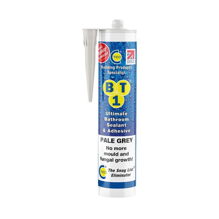 C-Tec BT1 Bathroom Sealant & Adhesive Pale Grey 290ml