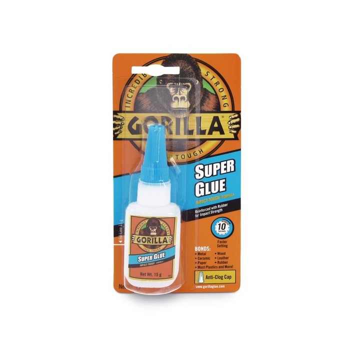 Gorilla Super Glue 15g Clear