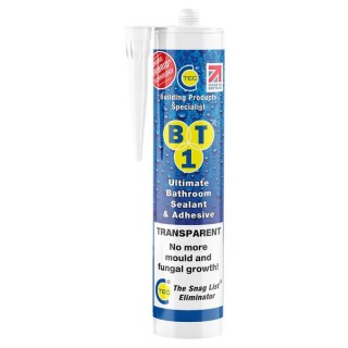 C-Tec BT1 Bathroom Sealant & Adhesive Transparent 290ml