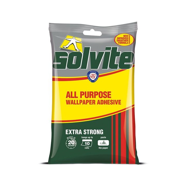 Solvite 185g/10 Rolls All Purpose Wallpaper Adhesive